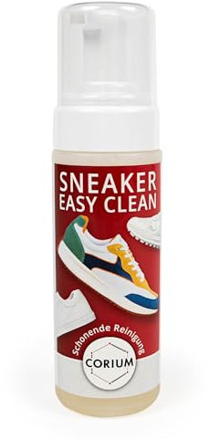 Corium, Effektiver Reinigungsschaum für farbige und weiße Sneaker, 150ml Flasche, reinigt schnell & schonend
