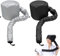 BORISCA 2 Piezas Gorro para Secador de Pelo, Accesorio de Capó Para Secadors de Pelo Gorro Casco para Secado, Capucha Ajustable para Secador de Pelos de Mano para Secar, Rizar, Peinar y Acondicionar
