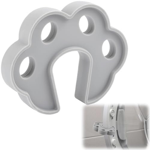 Alpinleux Accessoire de porte de machine à laver gris - Support de porte de lave-linge à chargement frontal - Accessoire pour lave-vaisselle, sèche-linge, lave-linge (1 pièce)