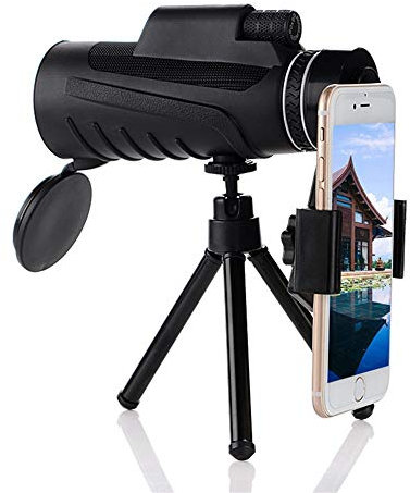 Fernglas Jagd 40X60 Telefon Monokulare Teleskop Mobile Video Fernglas Feldstecher Tolles Handteleskop HD Professioneller Umfang