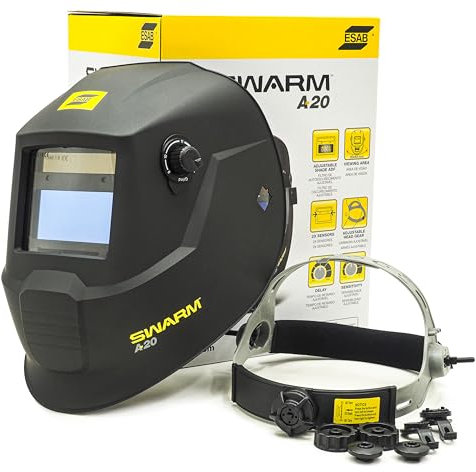 ESAB Swarm a20 automatik Maske Auto Dunkelung Schweißhelme TIG MIG Helm 1/1/1/2 Schweißschutzschild