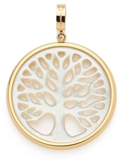 JEWELS BY LEONARDO Anhänger Clip & Mix Treena • Ketten-Anhänger aus goldfarbenem Edelstahl • Lebensbaum-Motiv • Schmuck Geschenk für Frauen • 024941