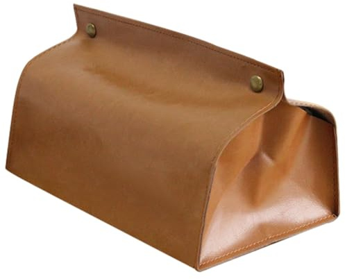 BEBEMOKO Scatola Per Fazzoletti in Pu Fazzoletti Semplice Distributore Tovaglioli Da Scatola Per Tovaglioli Da Soggiorno