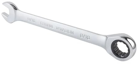 Llaves Fijas,Llaves Fijas con Carraca Juego de llaves de trinquete de tamaño imperial de 1/4 a 1 pulgada con múltiples opciones, herramientas manuales, trinquete de 72 dientes, cabezal fijo cromado(13