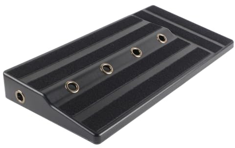 Gitarren-Pedalboard-Zubehör, Gitarren-Pedal-Panel mit Klebeband, Gitarren-Effektpedalboard, stabiler Gitarren-Pedalboard-Koffer