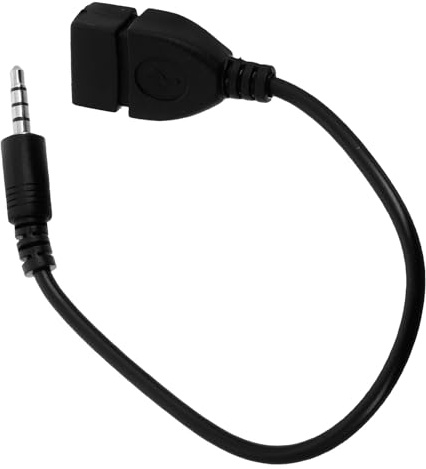 COHEALI Cavo Audio Auto 3,5 Mm a Usb Maschio-femmina, Convertitore Aux Per Dispositivo Riproduzione Musicale Usb, Compatibile Vari Modelli Auto, Design Compatto e Portatile