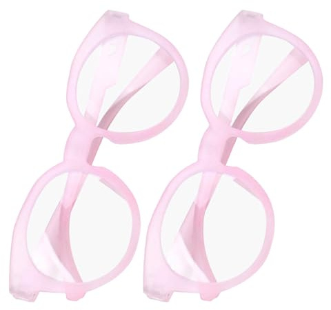 Ciieeo 2pcs Blue Light Blocking Glasses for Boys and Pink Anti-Blue Light Eyewear for Computer Phone and TV Use Eye Protector for Home Study and Night Reading