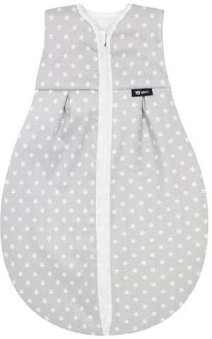 Alvi Kugelschlafsack Thermo | Baby-Schlafsack ärmellos | Winterschlafsack wattiert Außensack 2,5 TOG | Schlafsack