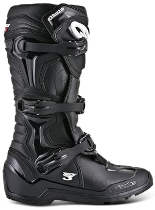Alpinestars Motocross-Stiefel Tech 3 Enduro Schwarz | Sportlicher Offroad-Schutz