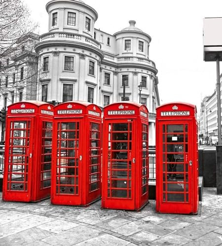 Fotomural LONDRES 225 x 250 cm | Papel Pintado Fotográfico - tejido no tejido | CALIDAD PREMIUM - HECHO EN LA UE - Incluye pegamento para papel tapiz