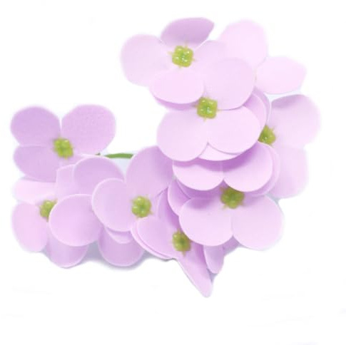 Ancient Wisdom Craft Soap Flowers - Hyacinth Bean - Lavender