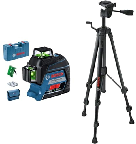 Bosch Professional Linienlaser GLL 3-80 G + Baustativ BT 150