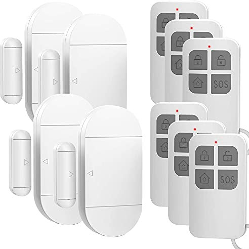 Fensteralarm, Chatthen Intelligent Einbruchschutz Türalarm mit 120dB Signalton, Drahtlose Home Security Alarmanlage für Türen, Fenster und Schränke, Wohnungen und Büro(4 Stück)