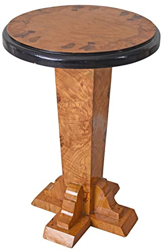 Art Deco Tisch Wurzelholz Beistelltisch Teetisch Nachttisch Antik Braun cat024 Palazzo Exklusiv