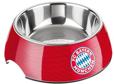 Hunter FC Bayern München Melamin-Napf, Futternapf, Trinknapf, 700 ml, rot