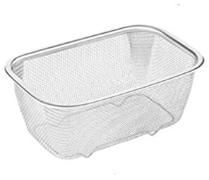 Chip para servir Cestas para freír Coladores de alimentos Papas fritas de acero inoxidable Colador cuadrado Filtro de alimentos de acero Tamiz de harina Herramientas de pasta Colador de cocina Cest