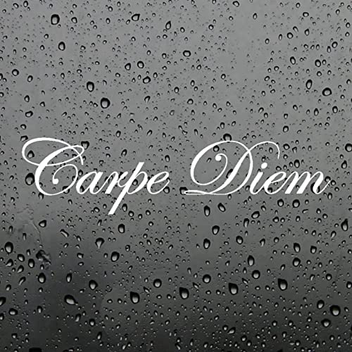 MACMRD Pegatinas De Coche Pegatinas De Carpe Diem De 20X5Cm, Pegatina De Arte De Estilo De Vinilo, Calcomanía Creativa, Accesorios Diy