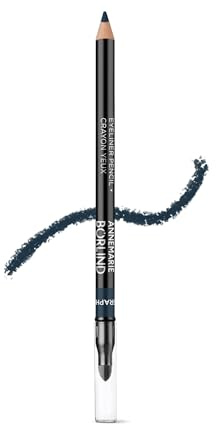 ANNEMARIE BÖRLIND EFFECTIVE NATURAL BEAUTY Eyeliner penna grafit 1 g | Mjuk kajalpenna, med svampmapplikator, enkel blandning, smidig och krämig påfyllning, närande, exakt applicering