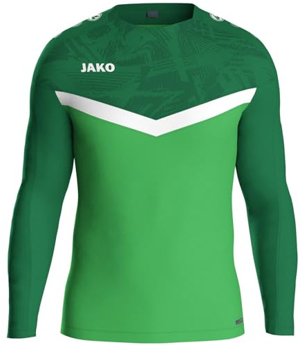 JAKO Iconic Sweatshirt Herren und Damen - Atmungsaktiver Unisex Sport Pullover mit wärmender Fleece-Innenseite, Maximale Bewegungsfreiheit