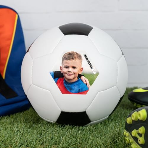 Wanapix | Balón de Fútbol Personalizado | Pelota de Fútbol Personalizable con Imagenes y Texto | Regalo Original