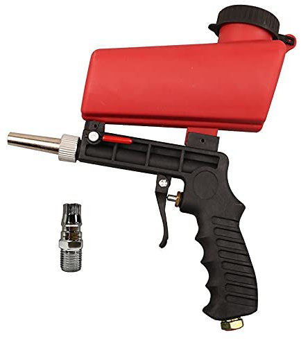 DQZRTUECA Portable Sand Blaster Sandblasting Gun Kit Sand Blasting Spray Tool for Air Compressor - DIY Abrasive Sandblaster Media Blaster Gun Kit