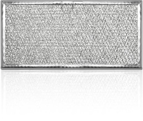 Silver Grease Filter 11.57 x 5.47 x 0.08 inches Compatible with Whirlpool W10575379 W11190170 Downdraft Range Hood