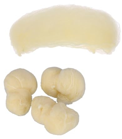 SHERCHPRY 100stücke Unsichtbares Elastisches Mesh Haarnetz Gold Atmungsaktive Weiche Kopfhauben Für Küche Medizin Lebensmittelservice Und Alltag Sicherer Halt Komfortabel Langlebig