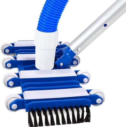 Furtryvl Spazzola per aspirapolvere per piscina | Testa di aspirazione per piscina resistente | Attrezzature Strumenti di aspirazione Parti Accessori Fornitura Manuale di manutenzione dei rifiuti