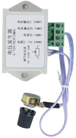 Fasizi Modulo generatore di segnale con uscita di tensione analogica 0-10 V, ingresso 15-32 V CC, per PLC, MCU, schede di controllo industriali, sorgente di tensione di uscita regolabile
