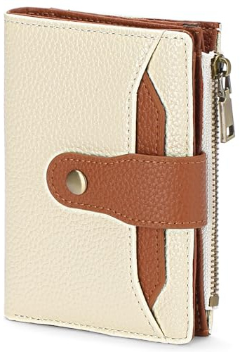 GAEKEAO Petit Portefeuille Femme Blocage RFID, Porte Monnaie Femme Court Portefeuilles avec Fentes pour Cartes Multiples et Fermeture à Glissière, Idee Cadeau Femmes