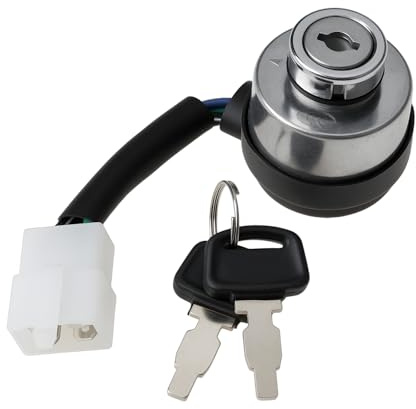 EMSea Interruttore a chiave di accensione a 4 fili per generatore a benzina 2KW 3KW 168F nero