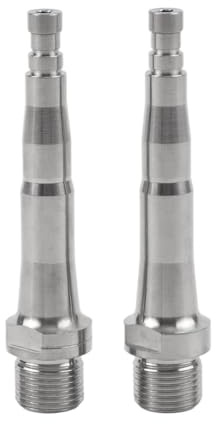 FACAIIO Eje de eje de pedal para SpeedPlay | Aleación TC4 | Opciones de 73/76/78 mm | Par ultraligero de 60 g | Acabado plateado y colorido