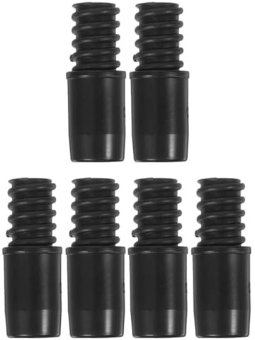 SOESFOUFU 6pcs American Threaded Connector for Broom and Mop Handles, 22mm Metal Pole Adapter Tips for Extension Poles, Push Broom Handle Repair Kit Suitable for Household Cleaning Tools