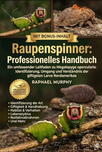 Raupenspinner: Professionelles Handbuch: Ein umfassender Leitfaden zu Megalopyge opercularis: Identifizierung, Umgang und Verständnis der giftigsten Larve Nordamerikas