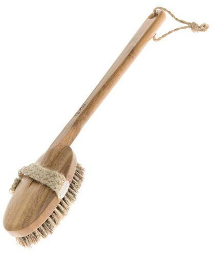 Sauna Bürste mit Naturborsten ca. 41 cm lang
