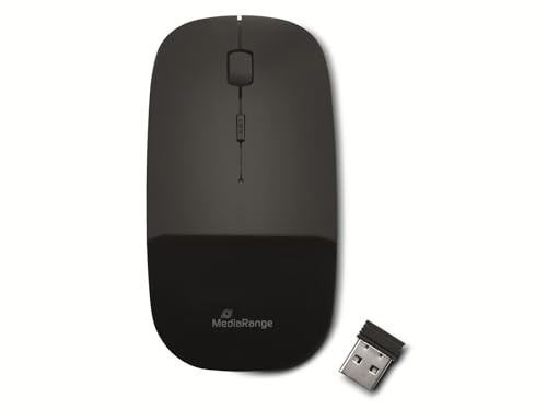 MediaRange MROS215 Mouse ottico wireless silent click nero