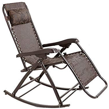 FUFU Deckchairs Null-Schwerkraftstuhl, freier Liegewinkel mit Schloss, Rasenstuhl, der Recliner-Lounge-Stuhl mit abnehmbarem Kissen für Außensitze innen, 500 Pfund-Gewichtskapazität Klappbar