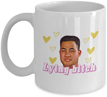 Quirky Printz Novelty 90 Day Fiancé - Lying Bitch - Asuelu Funny Gift Slogan Mug SK433