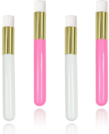 4 Pcs Lash Shampoo Brushes Eyelash Extension Nose Pore Blackhead Facial Deep Cleaning Washing Brush Tools for Women