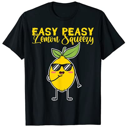 Easy Peasy Citron à presser Vitamine C Petit arbre Jaune Citron T-Shirt