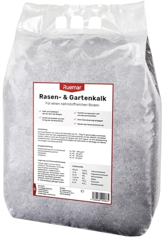 Ruemar Rasen- und Gartenkalk fein gekörnter kohlensaurer Kalk 10 kg