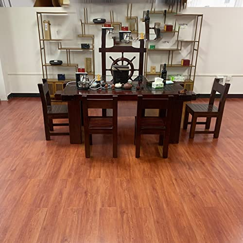 HARICSET Venylbodenbelag klick Vinyl-Fliesen Vinylboden Dielenboden Dünn Fliesen für Fußbodenheizung Wasserdicht(Size:10sqm,Color:9013-7)