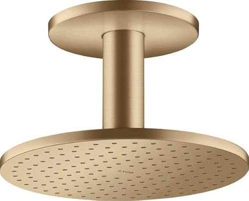 hansgrohe AXOR ShowerSolutions Kopfbrause 250 1jet, Deckenanschluss, 35286140, Farbe: Brushed Bronze