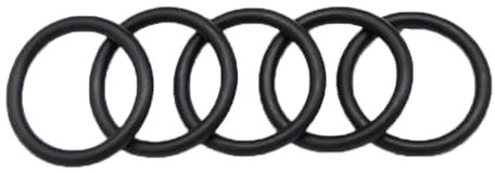 10 Stück O-Ring Dichtung Dichtung Dichtungen für Gummischeiben Unterlegscheibe Duschschlauch schwarz Außendurchmesser 48 mm Innendurchmesser 40 mm Breite 4,0 mm
