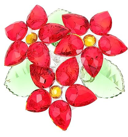 Zerodeko 1Stk Kristall-Ananas-Vase bürodeko büro Dekoration Auto armaturenbrett Dekoration Sammelbarer Briefbeschwerer Glas Esstisch Pflanze Geldbaum Skulptur Dekorationen