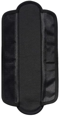 SAVOSWEET Schulterpolster Taschengurt, Schwarz Polster für Schulterriemen, Abnehmbar Rutschfest, 31,5 x 8 cm, Schultergurt Polster für Auto Rucksack Taschen Gitarren Kamera Reisetaschen