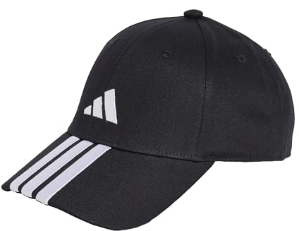 adidas Unisex Adulto Bball 3S New Logo Hat, Black/White, M-L