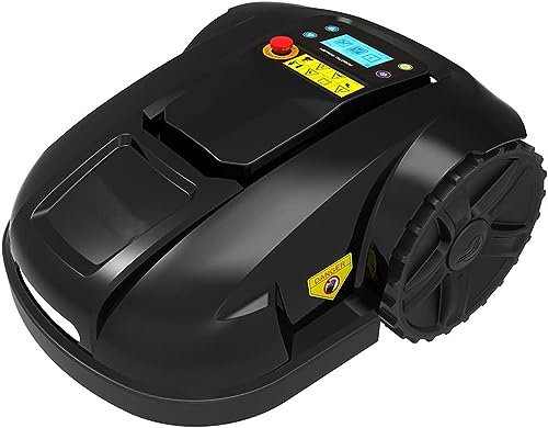 Garden Automatic Intelligent Robotic Lawn Mower, Robot Grass Cutter, Automatic Grass Cutting Machine, for Gardening, Includes An Installation Kit