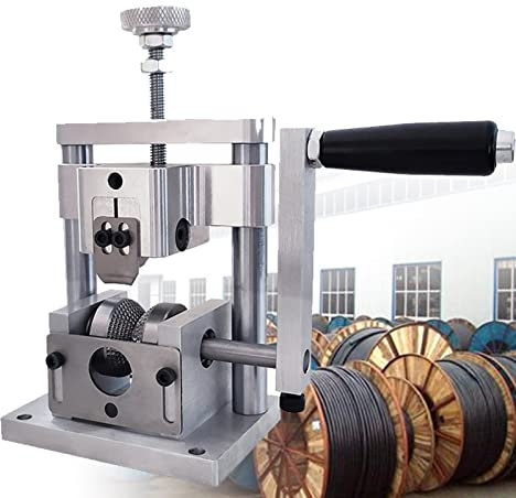 BNXXL Máquina peladora de Cables eléctrica, Pelacables automático portátil, Máquina peladora de Cables de sobremesa con para Reciclaje de chatarra de Cobre