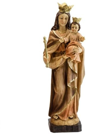 Inmaculada Romero IR Virgen María Auxiliadora Figura 30 cm. Escultura Protectora de Las dificultades